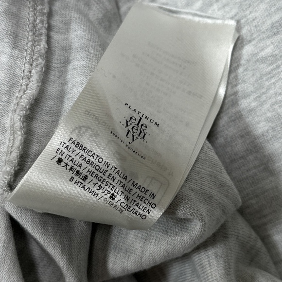Eleventy Platinum Jersey Cotton Gray Heather L/S Button Shirt Mens Medium - Picture 13 of 14